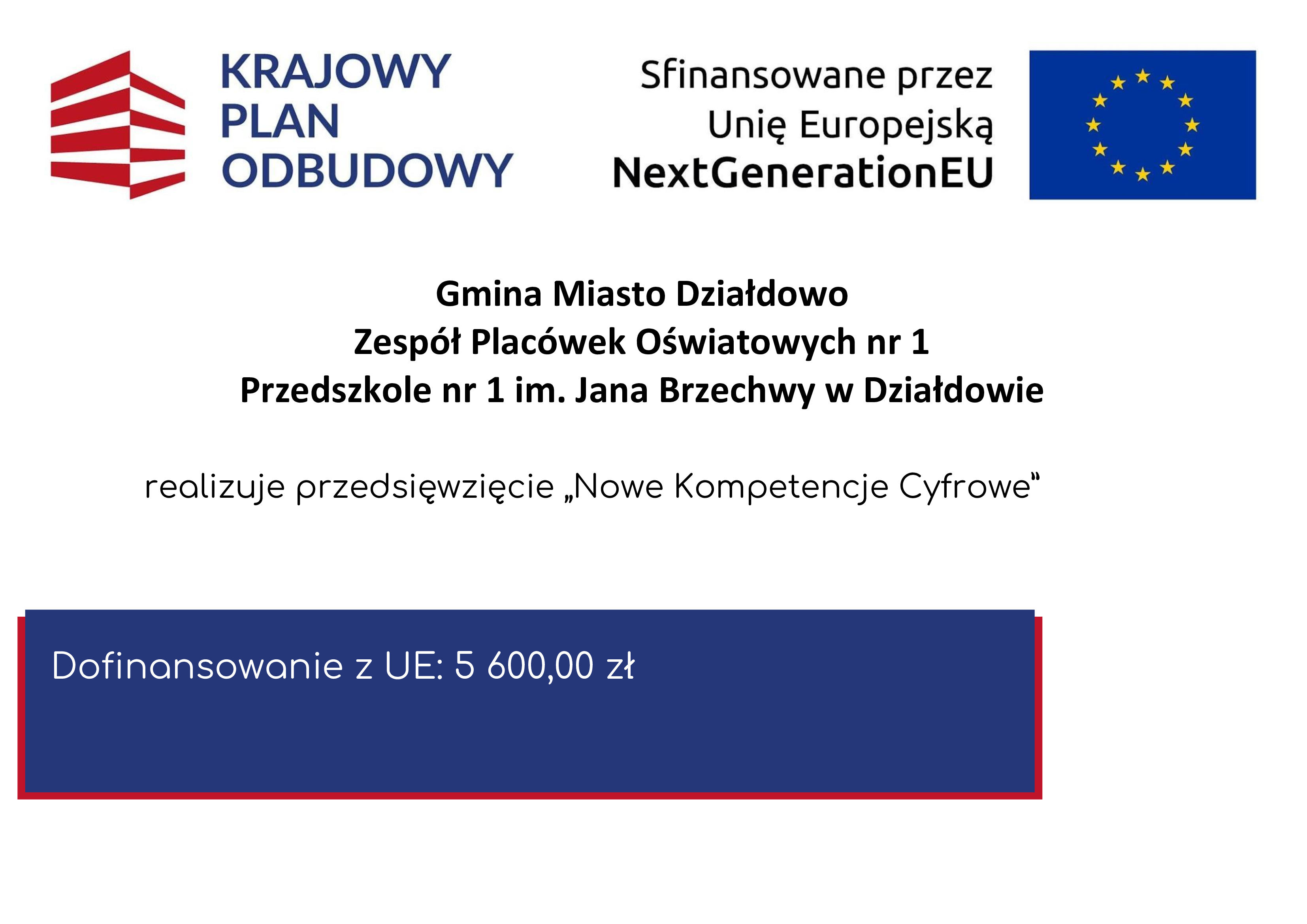 Projekt edukacyjny „Nowe kompetencje cyfrowe”